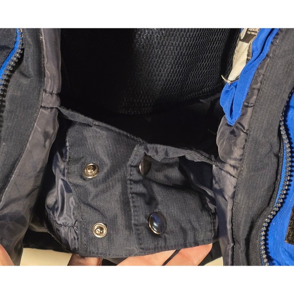 Zero Exposure Youth Ski Snowboard Jacket Blue‎ Black Hooded Winter Size 18/20 - Picture 9 of 14